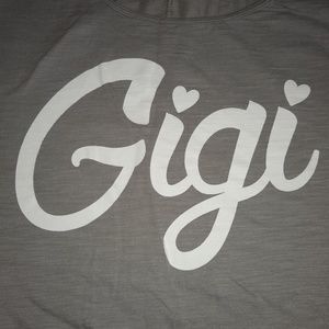 Air Waves NWOT Gray Tee T Gigi 2XL